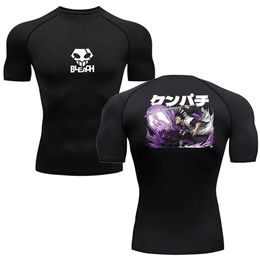 Bleach Anime Compression Shirt ‚Äì Men's Breathable Rash Guard Style006