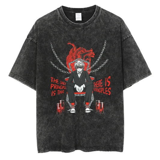 Hunter x Hunter Kurapika Shirt Vintage Style Anime Shirt Style001
