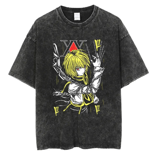 Hunter x Hunter Kurapika Shirt Vintage Style Anime Shirt Style005