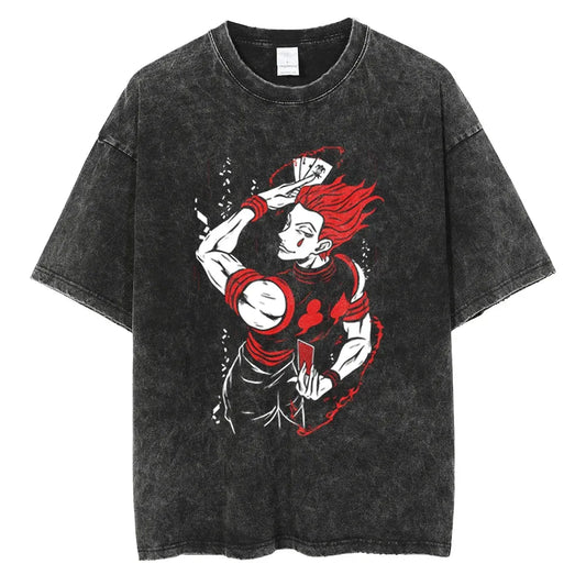 Hunter x Hunter Hisoka Shirt Vintage Style Anime Shirt Style001