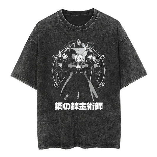 Fullmetal Alchemist Shirt Vintage Style Anime Shirt Style004
