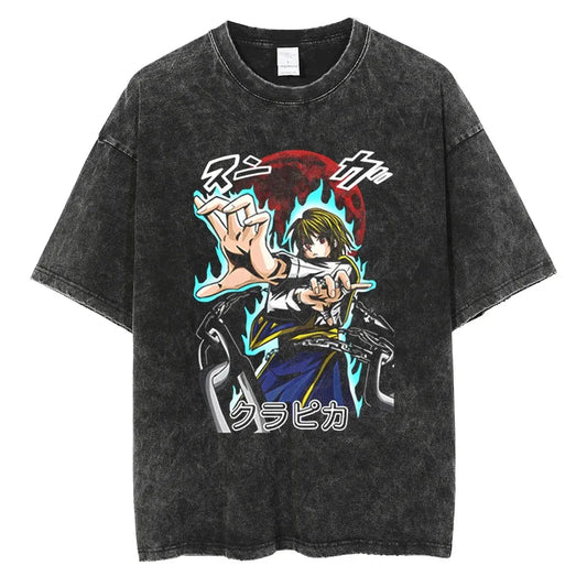 Hunter x Hunter Kurapika Shirt Vintage Style Anime Shirt Style003