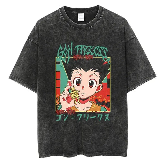 Hunter x Hunter Gon Shirt Oversized Style Anime Shirt Style008