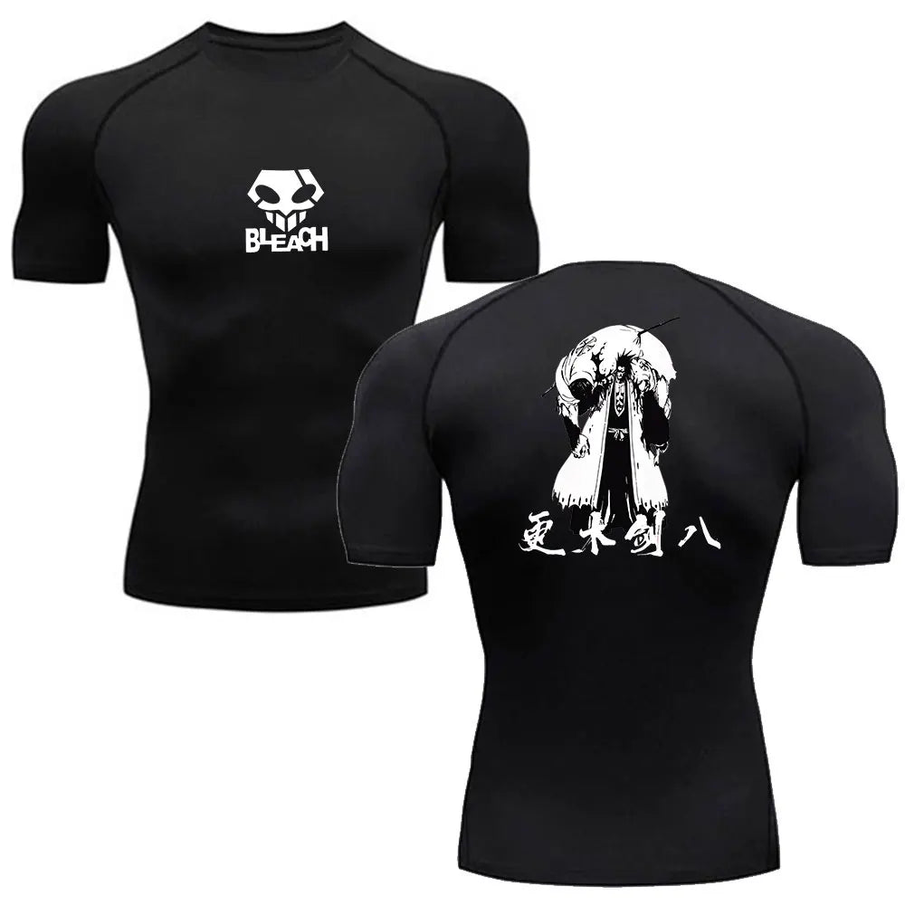 Bleach Anime Compression Shirt ‚Äì Men's Breathable Rash Guard Style007
