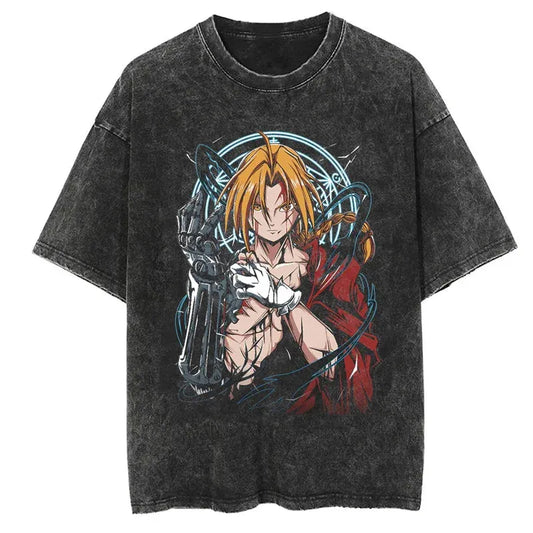 Fullmetal Alchemist Edward Shirt Vintage Style Anime Shirt Style001