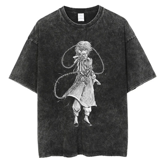 Hunter x Hunter Kurapika Shirt Vintage Style Anime Shirt Style004