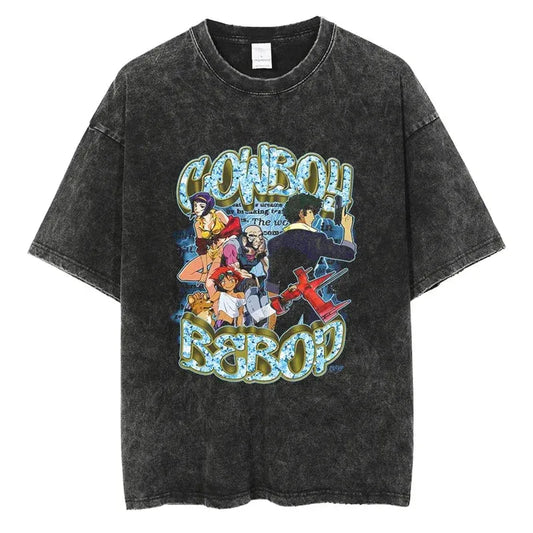 Cowboy Bebop Shirt Vintage Style Anime Shirt Style009