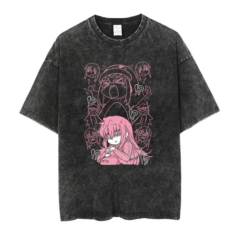 Bocchi The Rock Hitori Gotoh Shirt Oversized Style Anime Shirt Style006