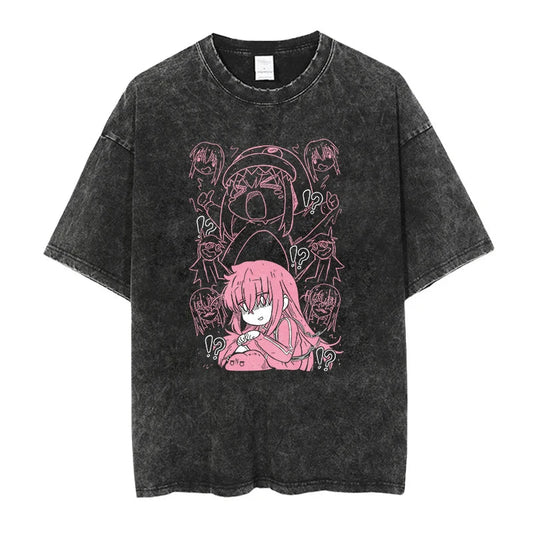 Bocchi The Rock Hitori Gotoh Shirt Oversized Style Anime Shirt Style006