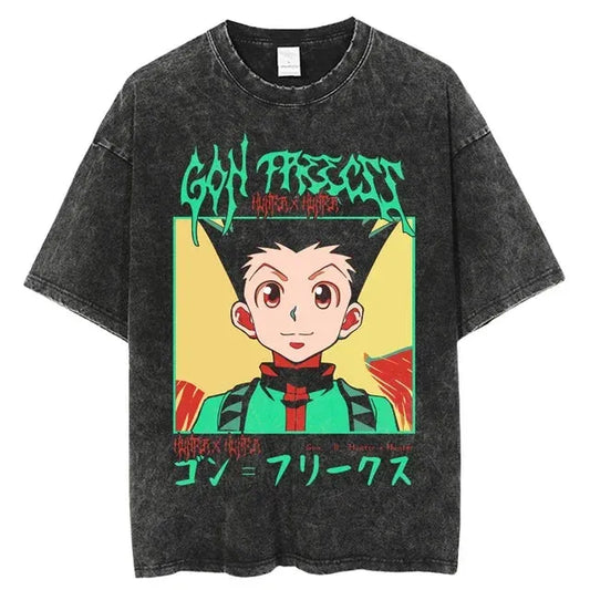 Hunter x Hunter Gon Shirt Oversized Style Anime Shirt Style009