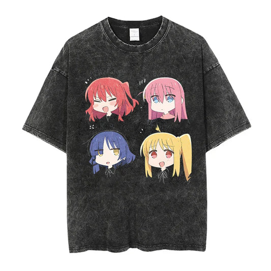 Bocchi The Rock Shirt Oversized Style Anime Shirt Style002
