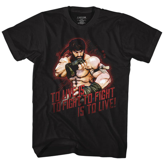 Street Fighter - Hot Ryu - Short Sleeve - Adult - T-Shirt