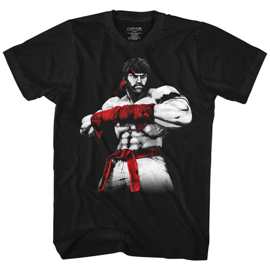Street Fighter - Hot Ryu 2 - Short Sleeve - Adult - T-Shirt