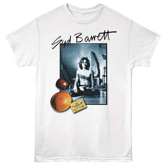 Syd Barrett - Oranges - American Classics - White Adult Short Sleeve T-Shirt