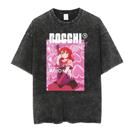 Bocchi The Rock Ikuyo Kita Shirt Oversized Style Anime Shirt Style001