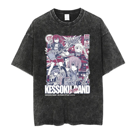 Bocchi The Rock Shirt Oversized Style Anime Shirt Style003