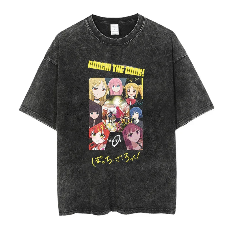 Bocchi The Rock Shirt Oversized Style Anime Shirt Style005