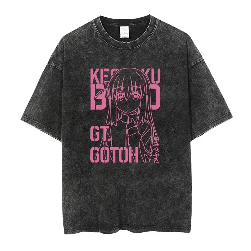 Bocchi The Rock Hitori Gotoh Shirt Oversized Style Anime Shirt Style004