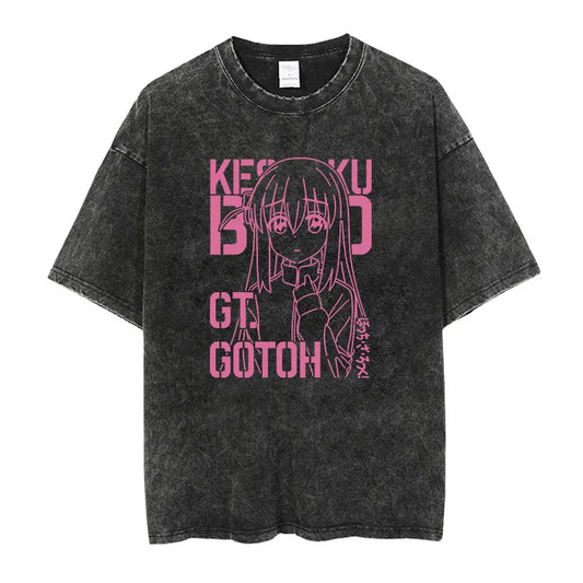 Bocchi The Rock Hitori Gotoh Shirt Oversized Style Anime Shirt Style004