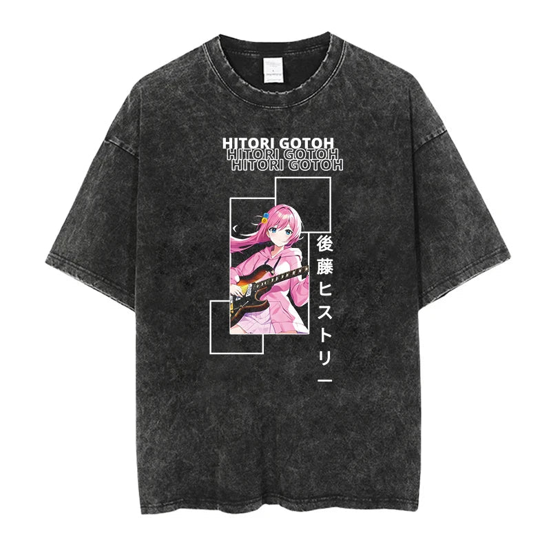 Bocchi The Rock Hitori Gotoh Shirt Oversized Style Anime Shirt Style005