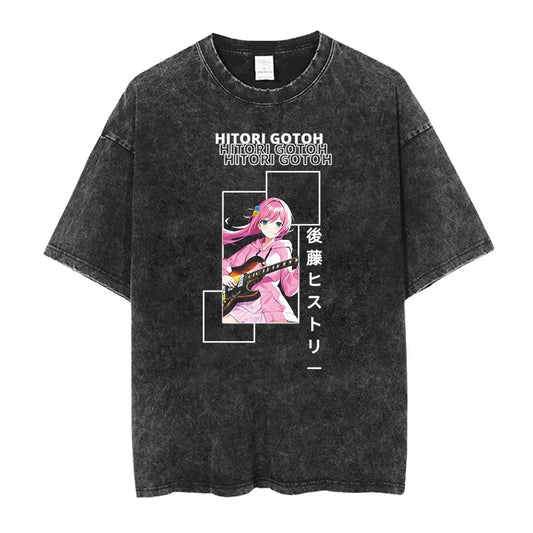 Bocchi The Rock Hitori Gotoh Shirt Oversized Style Anime Shirt Style005