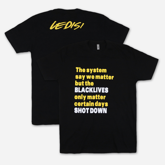 Shot Down Black T-Shirt