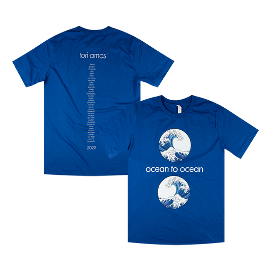 Ocean To Ocean Blue 2022 Tour T-Shirt