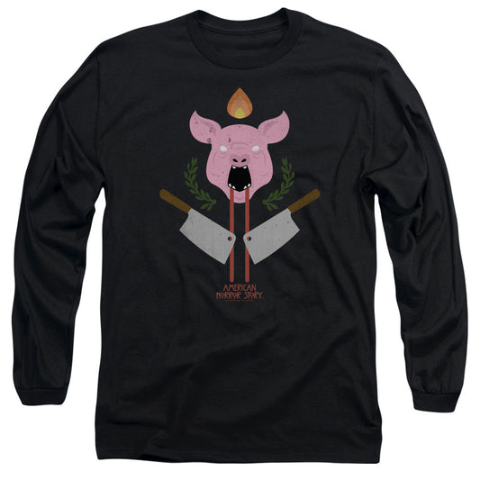 American Horror Story Pig Cleaverens Long Sleeve Shirt Black