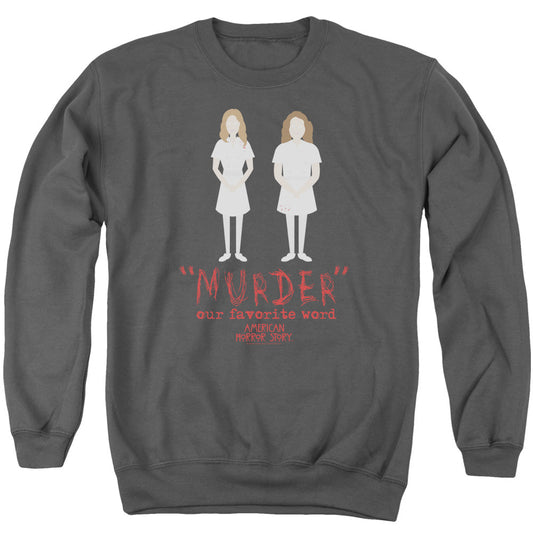 American Horror Story Murder Mens Crewneck Sweatshirt Charcoal