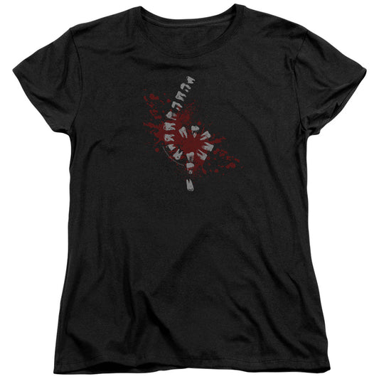 American Horror Story Teeth Womens T Shirt Black