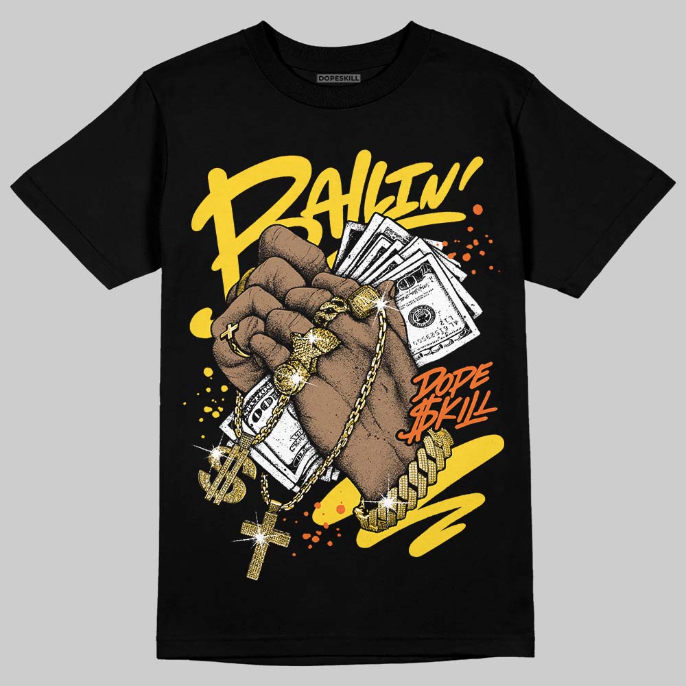 Black Tour Yellow AJ 4 Thunder DopeSkill T-Shirt Always Ballin' Graphic
