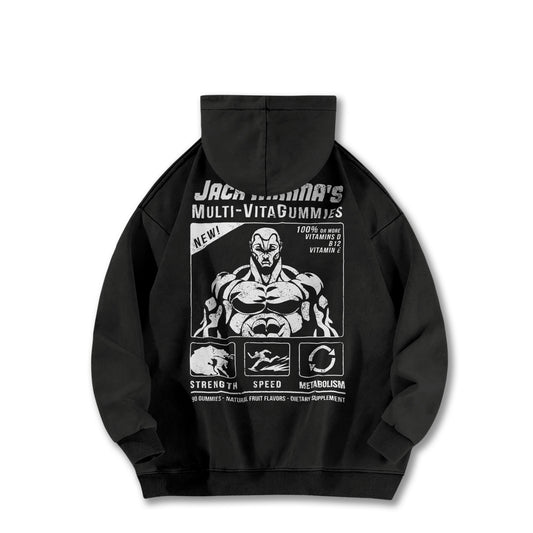 Baki - Jack Hanma's Multi-VitaGummies Vintage¬†Hoodie