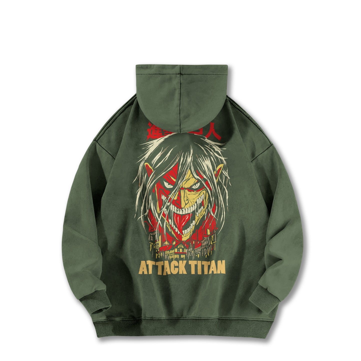 Attack on Titan Eren Yeager Attack Titan V2 Vintage¬†Hoodie