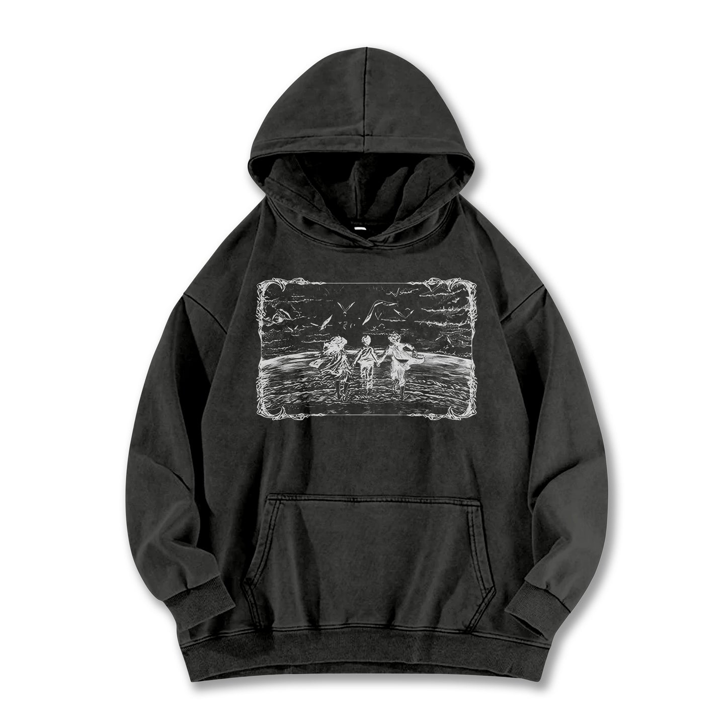 Attack on Titan Eren, Mikasa & Armin Vintage¬†Hoodie