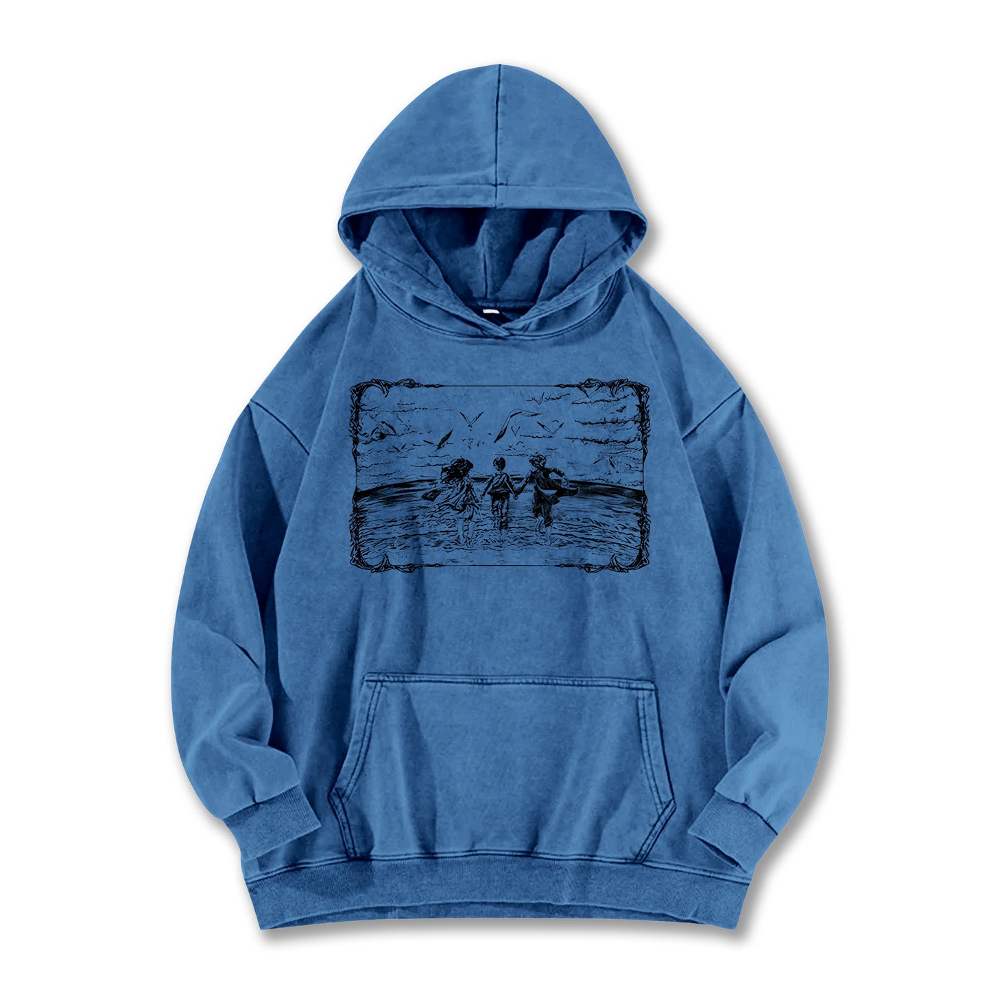 Attack on Titan Eren, Mikasa & Armin Vintage¬†Hoodie