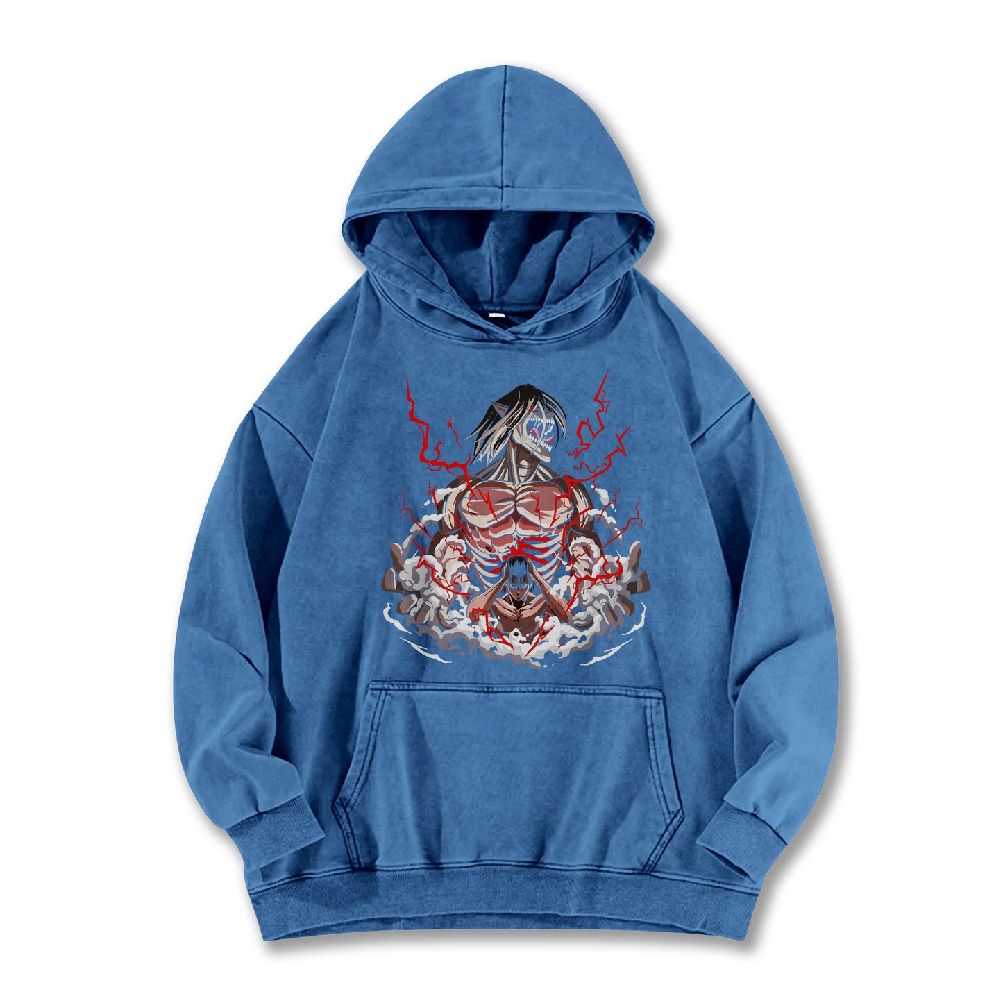 Attack on Titan Eren Yeager Attack Titan V3 Vintage¬†Hoodie