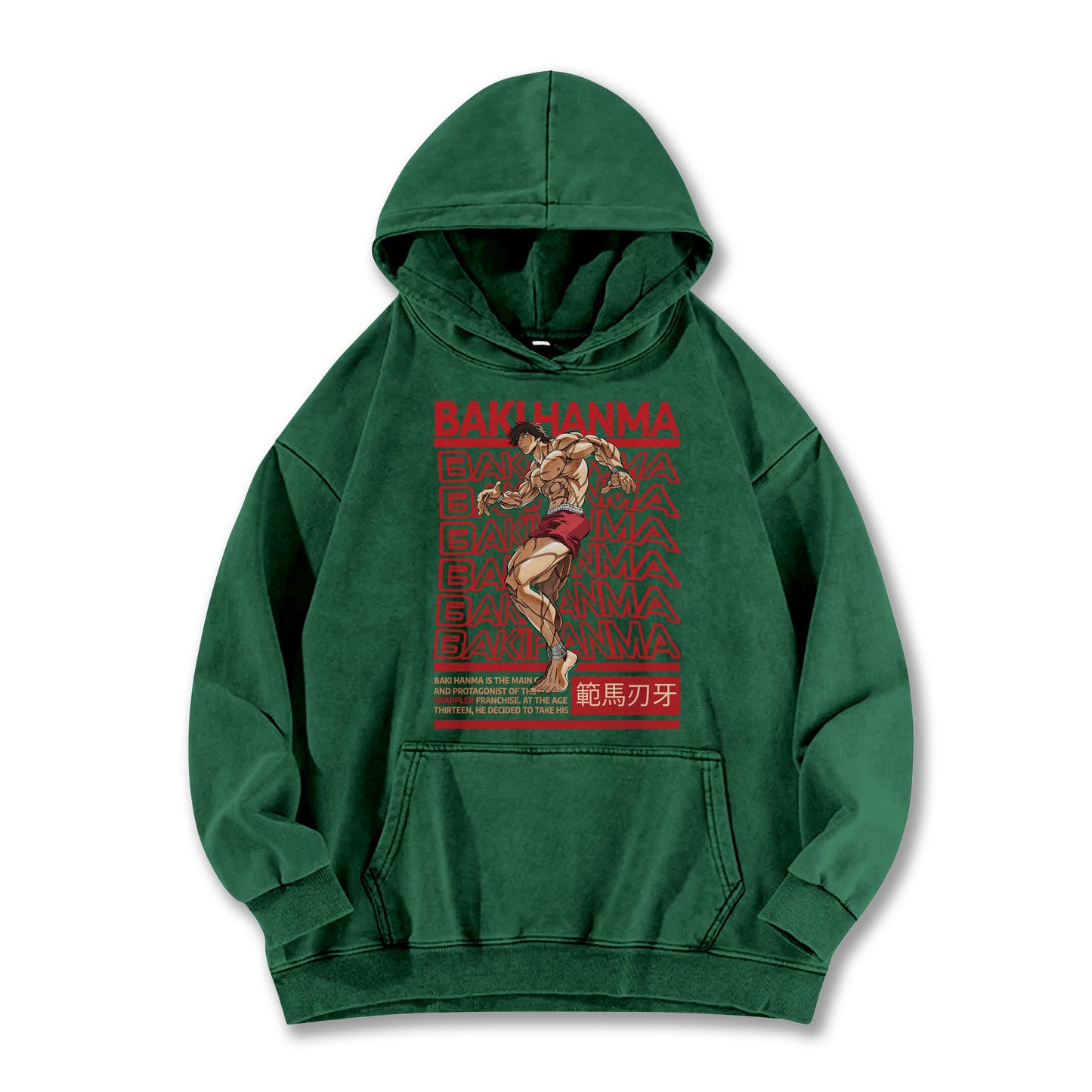 Baki Hanma V8 Vintage¬†Hoodie
