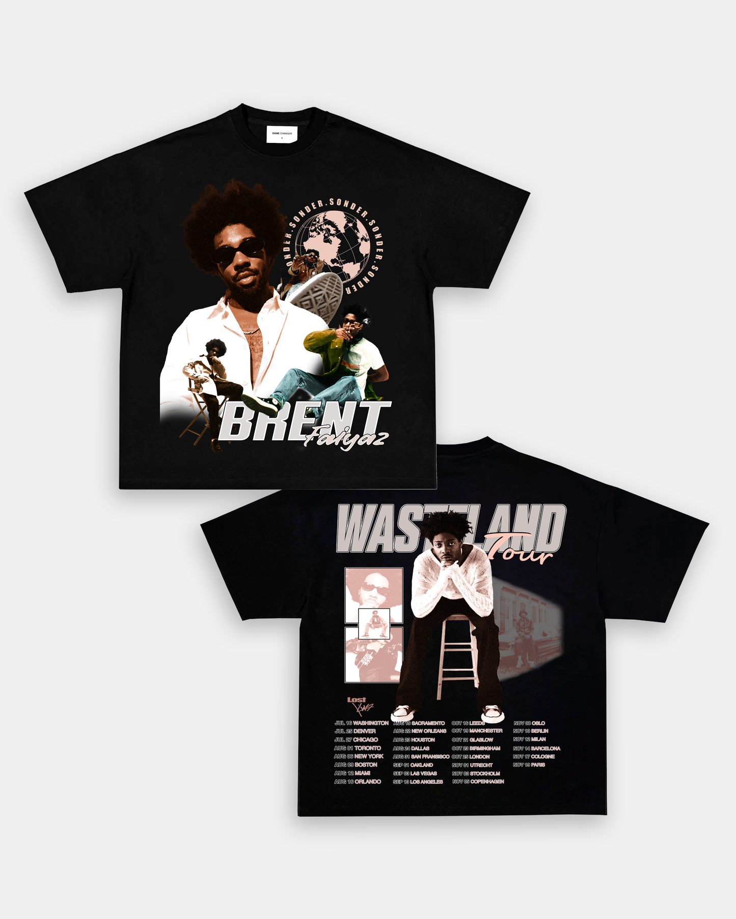 WASTELAND TOUR TEE - [DS] Style001