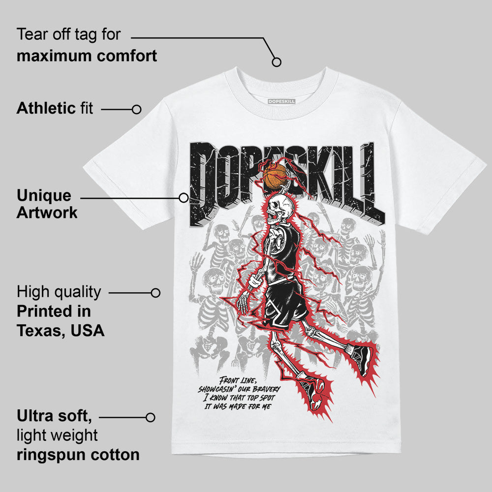 Bred 11s DopeSkill T-Shirt Thunder Dunk Graphic
