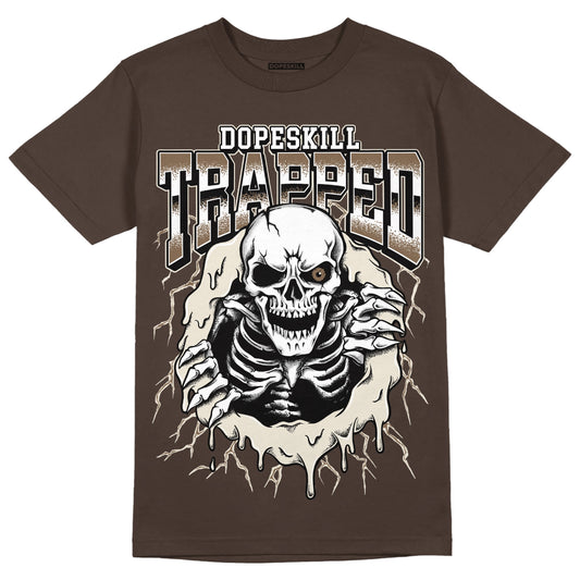AJ 1 Low OG ‚ÄúReverse Mocha‚Äù DopeSkill Ridgerock T-shirt Trapped Halloween Graphic
