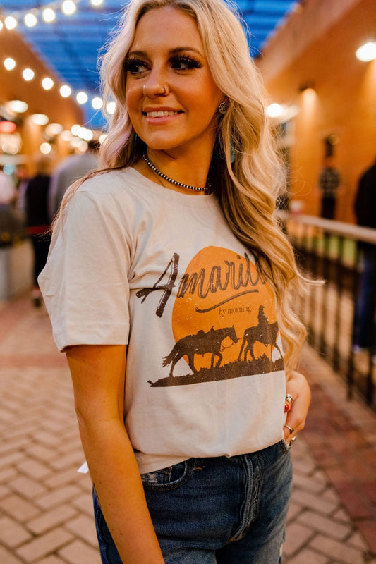 Amarillo by Mornin' Western Graphic Tee Shirt