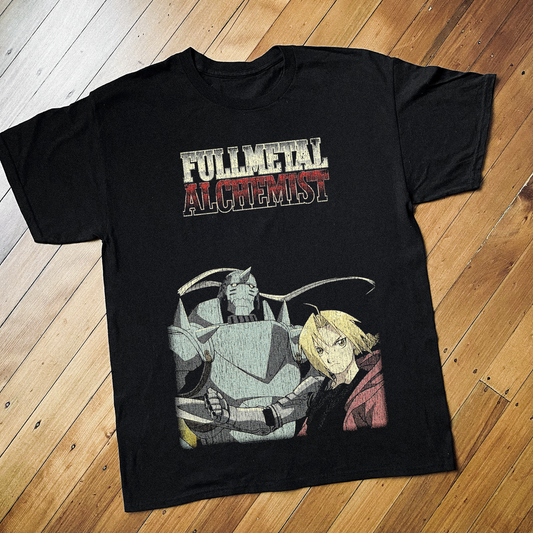 '04 FULL METAL ALCHEMIST BLACK T-SHIRT