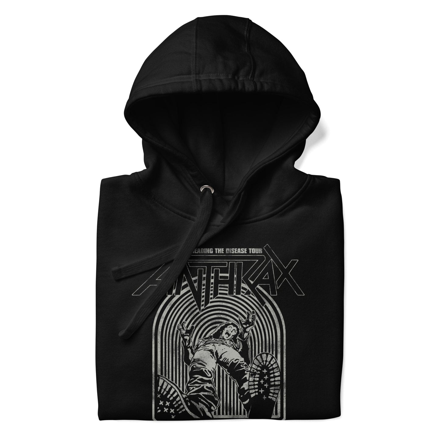 Anthrax 1986 Tour Classic Mens Hoodie Black