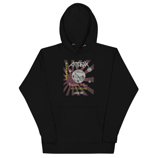 Anthrax Japan 91 Tour Classic Mens Hoodie Black