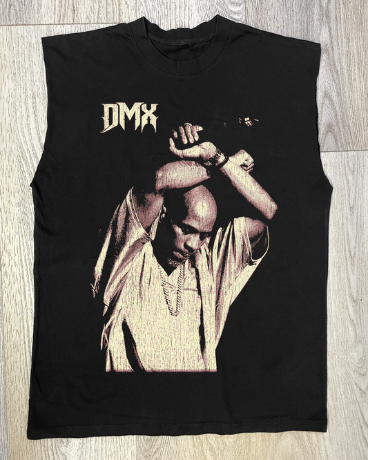 '03 DMX CUT-OFF BLACK SHIRT