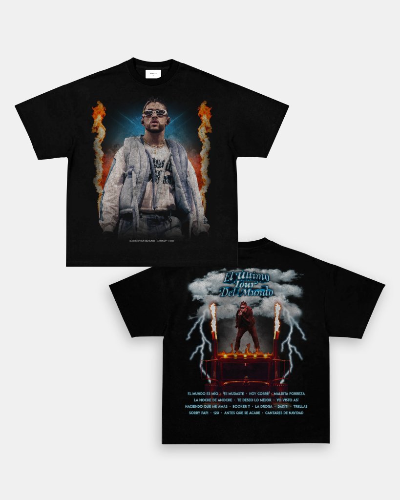 BAD BUNNY - EL ÃšLTIMO TOUR DEL MUNDO VINTAGE TEE - [DS]