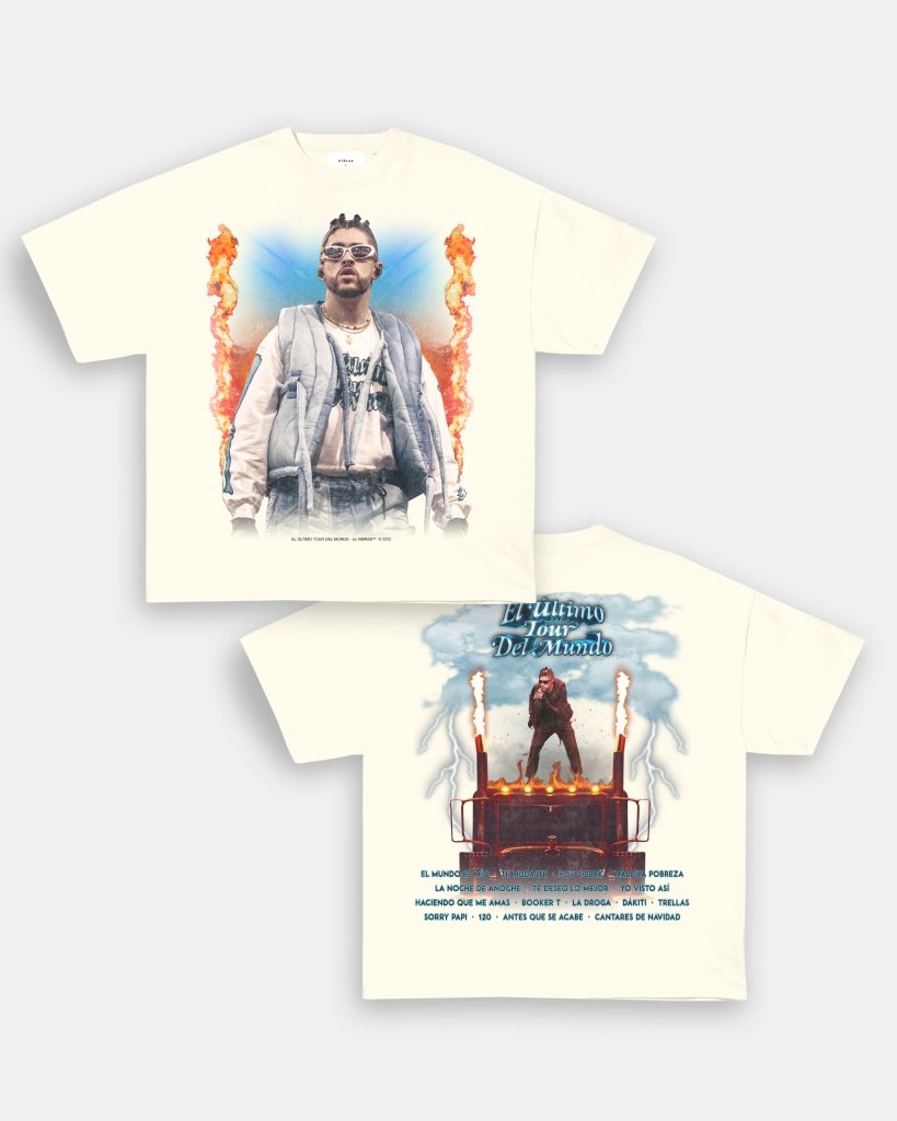 BAD BUNNY - EL ÃšLTIMO TOUR DEL MUNDO VINTAGE TEE - [DS]