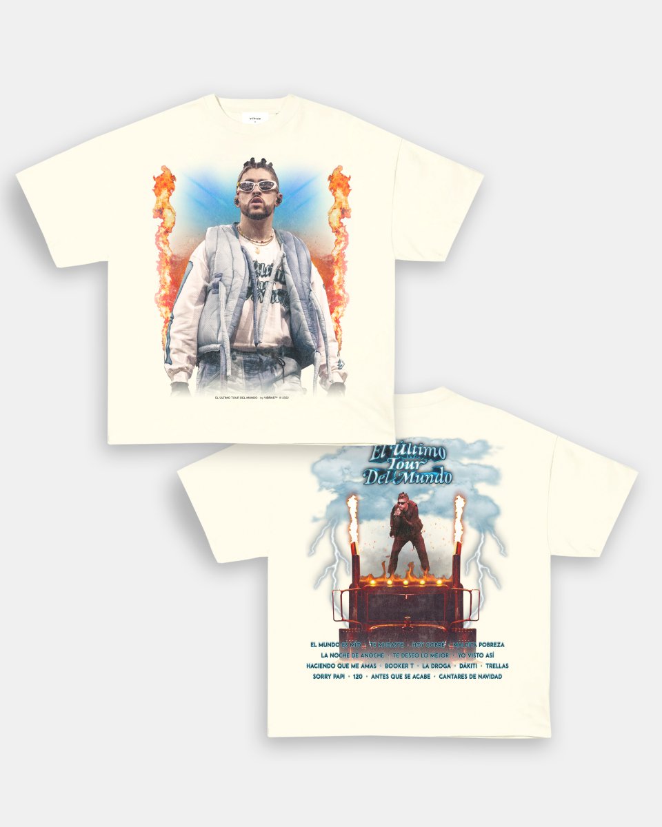 BAD BUNNY - EL √öLTIMO TOUR DEL MUNDO VINTAGE TEE - [DS] Style001