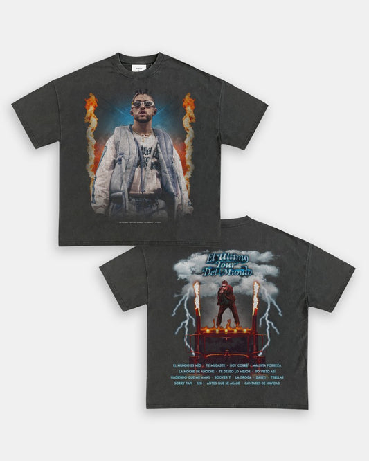 BAD BUNNY - EL √öLTIMO TOUR DEL MUNDO VINTAGE TEE - [DS] Style001