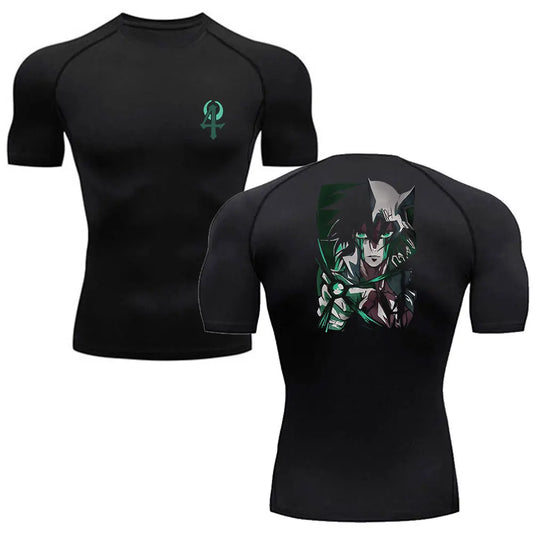 Bleach Anime Compression Shirt ‚Äì Men's Breathable Rash Guard